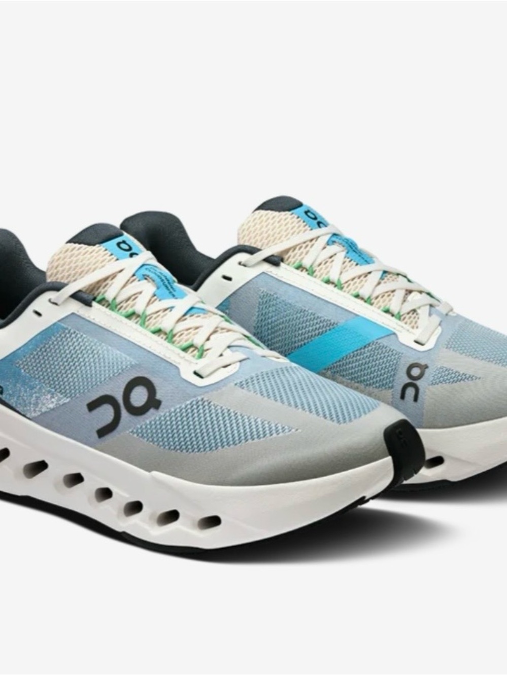 On Cloudsurfer Next Running Shoes - Niagara White - Picture 2 of 10